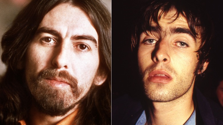 George Harrison et Liam Gallagher