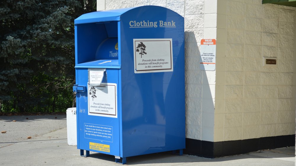 Donation bin, Hollywood Boulevard Superman