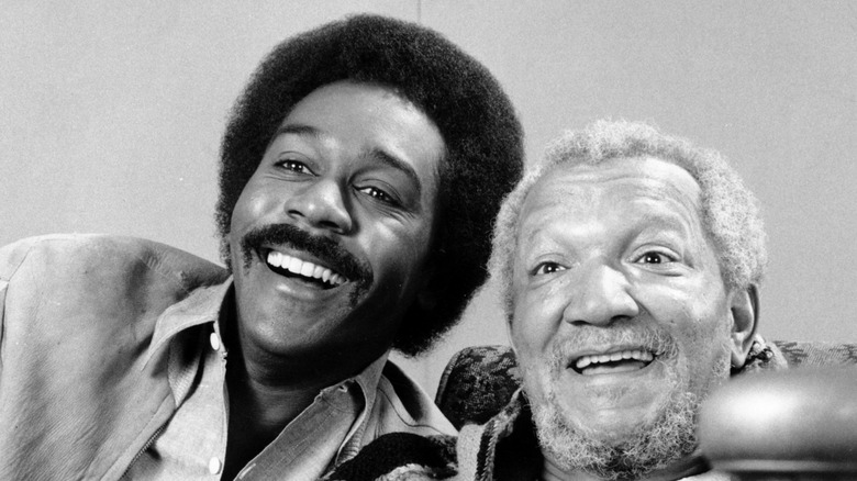 Demond Wilson et Redd Foxx dans la série télévisée Sanford and Son