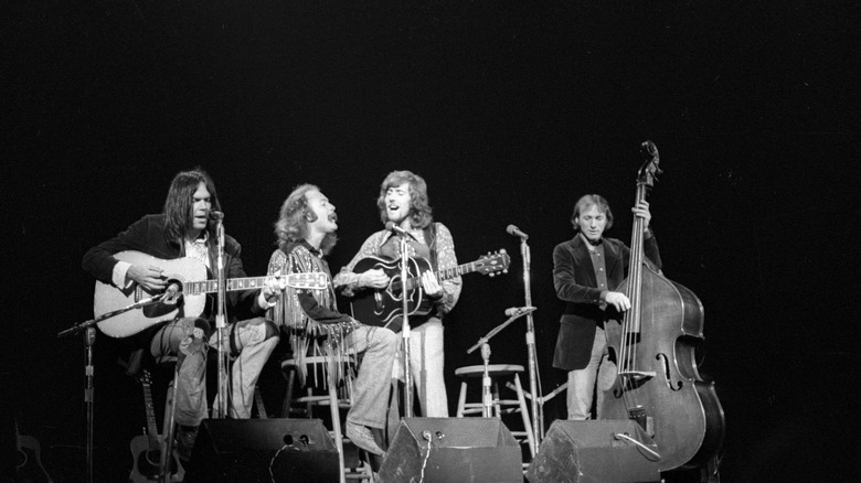 Crosby, Stills, Nash, & Young en concert en 1970