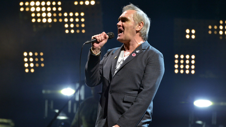 Morrissey en concert à la Wembley Arena en 2020