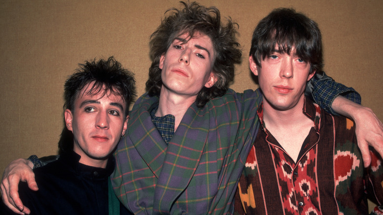 Le groupe The Psychedelic Furs posant pour un portrait