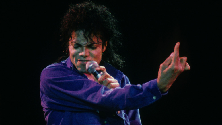 Michael Jackson sur scène en 1988