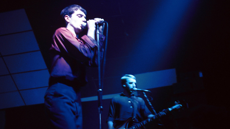 Joy Division sur scène dans les années 1970