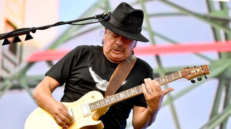Carlos Santana sur scène