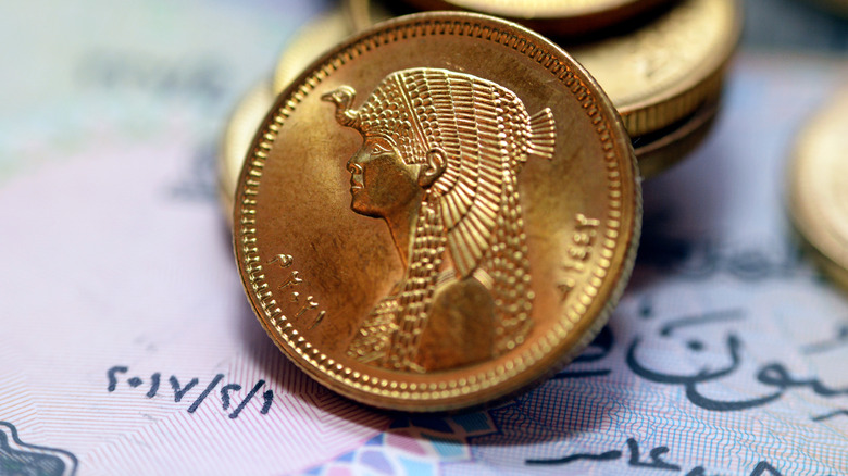 Pièce de monnaie de Cléopâtre