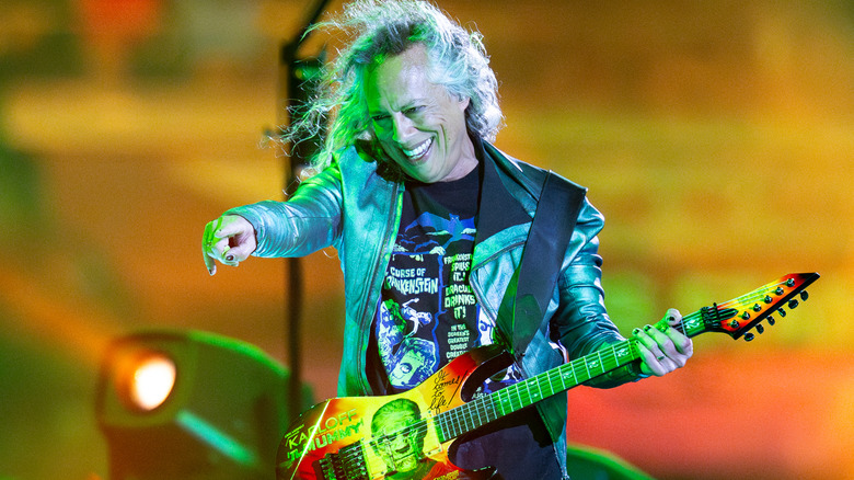 Kirk Hammett sur scène