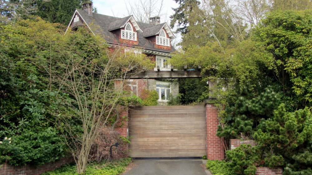 Vue extérieure de la maison de Kurt Cobain à Seattle