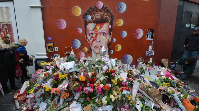 Mémorial de David Bowie dans le sud de Londres