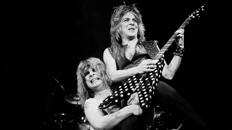 Ozzy Osbourne et Randy Rhoads sur scène