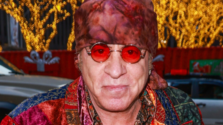 Steven Van Zandt avec des lunettes roses