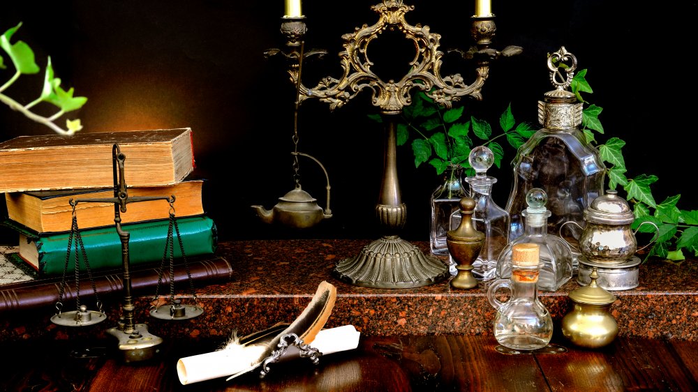 table d'alchimiste, alchimie