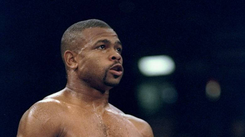 Roy Jones Jr. lors d'un match de boxe