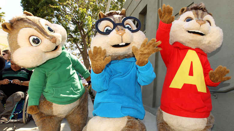 Costumes des personnages d'Alvin et les Chipmunks