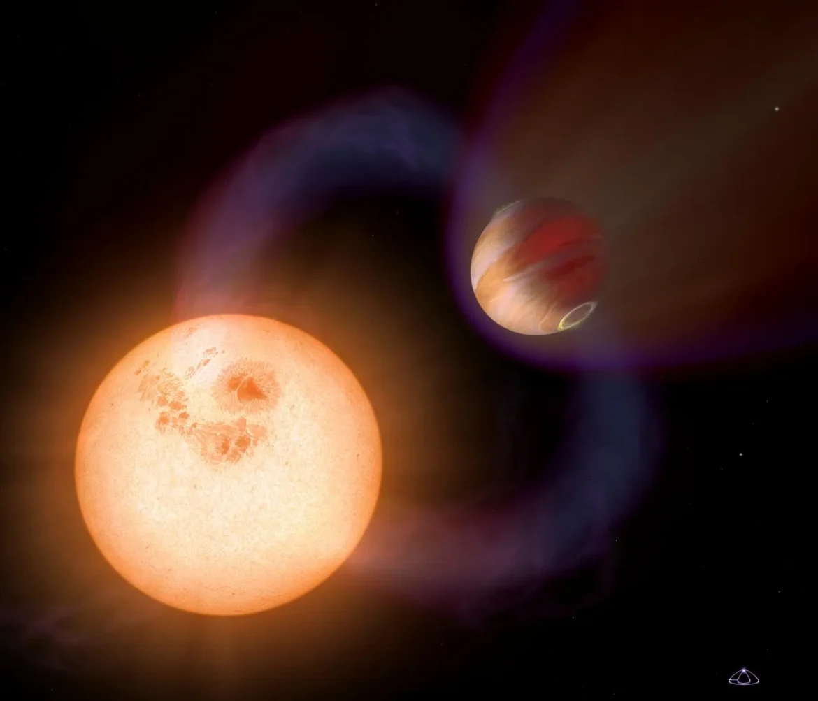 Illustration d’une exoplanète proche liée à l’étude RAVEN et aux observations de TESS