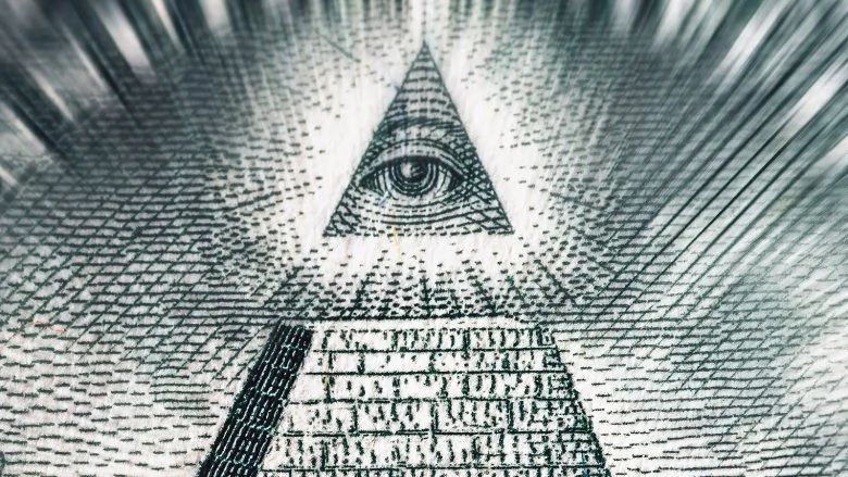Signification du symbole de l'œil illuminati sur le billet d'un dollar