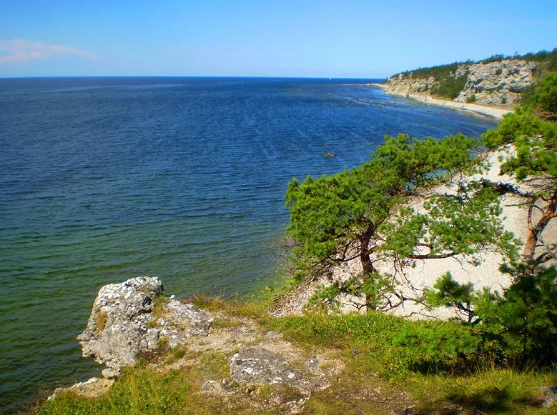 Côte de Gotland en Suède, contexte géographique du cimetière néolithique d’Ajvide