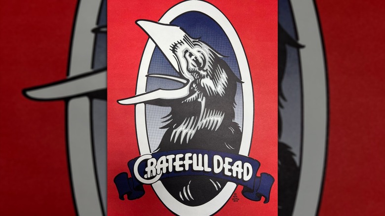 Affiche Grateful Dead avec un corbeau