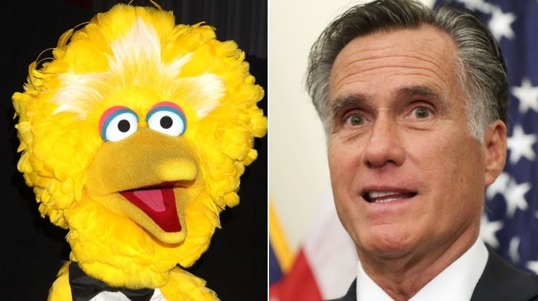Big Bird et Mitt Romney