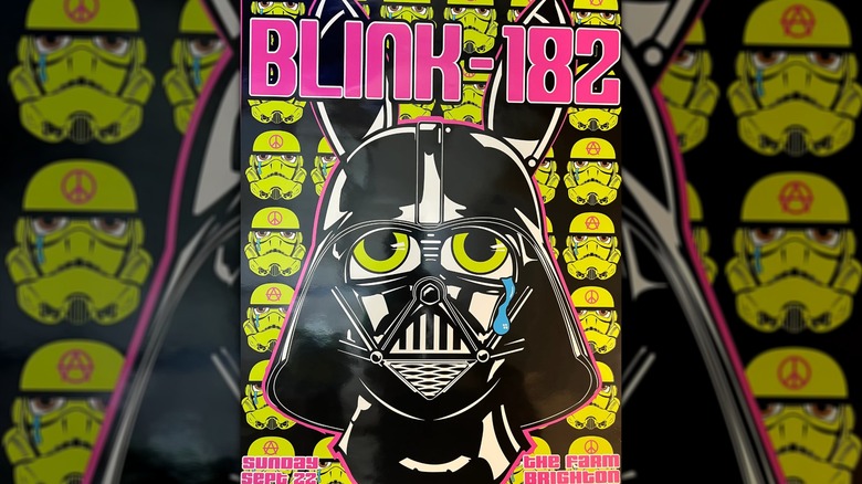 Affiche Blink-182 avec Dark Vador