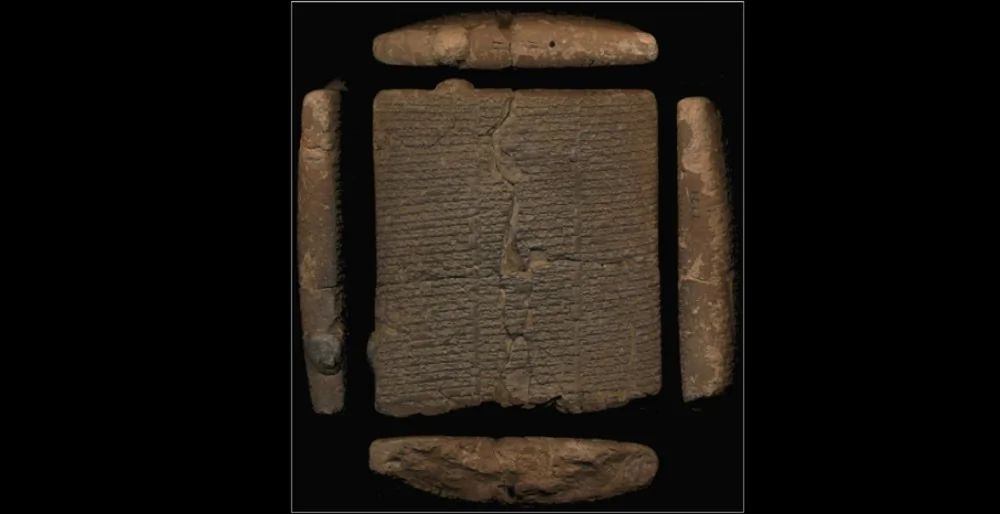 Tablette cunéiforme de la Mésopotamie ancienne