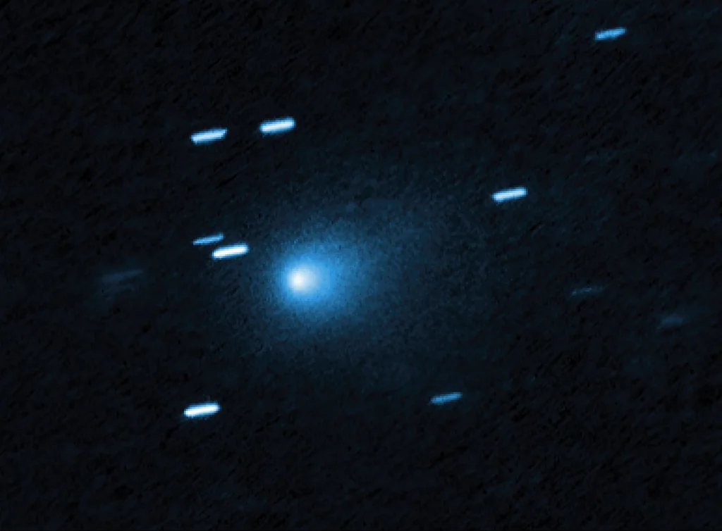 Image Hubble de la comète interstellaire 3I/ATLAS