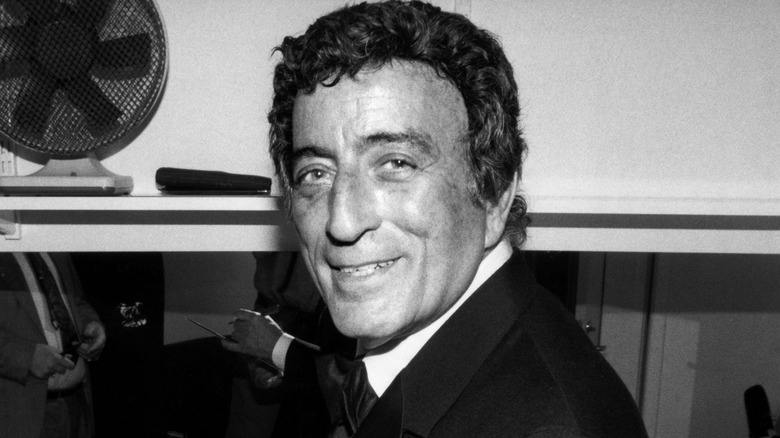 Tony Bennett dans une loge