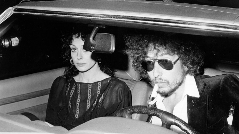 Bob Dylan et sa femme Sara en 1976