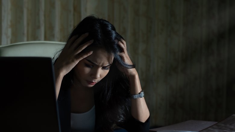 Femme stressée
