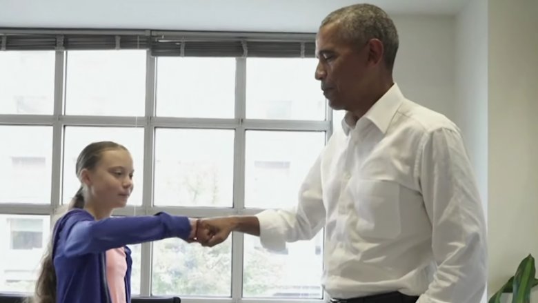 Greta Thunberg et Barack Obama