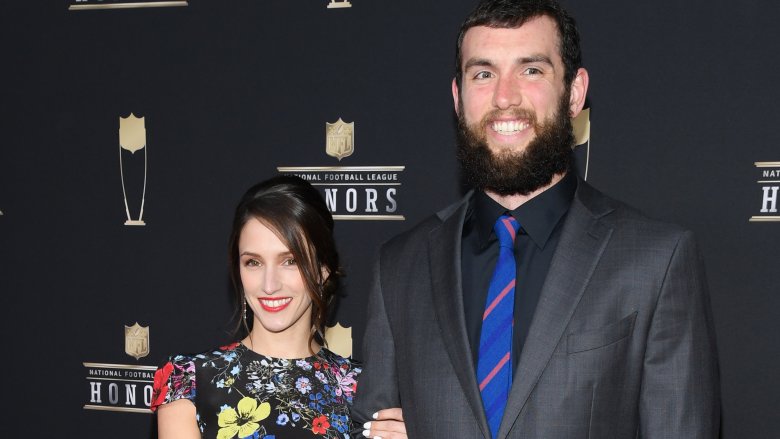 Nicole Pechanec et Andrew Luck
