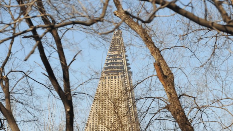 Ryugyong Hotel inachevé à Pyongyang