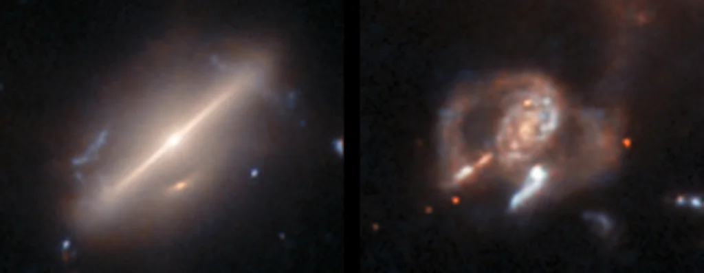 Mosaïque de galaxies et objets rares repérés dans les archives de Hubble grâce à une méthode d’intelligence artificielle