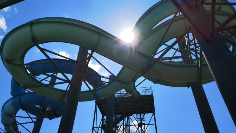 Toboggan aquatique