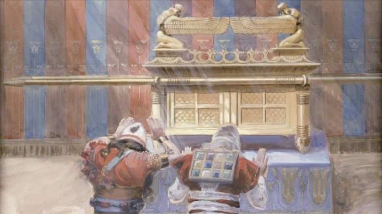 Joshua et Moïse devant l'Arche d'Alliance