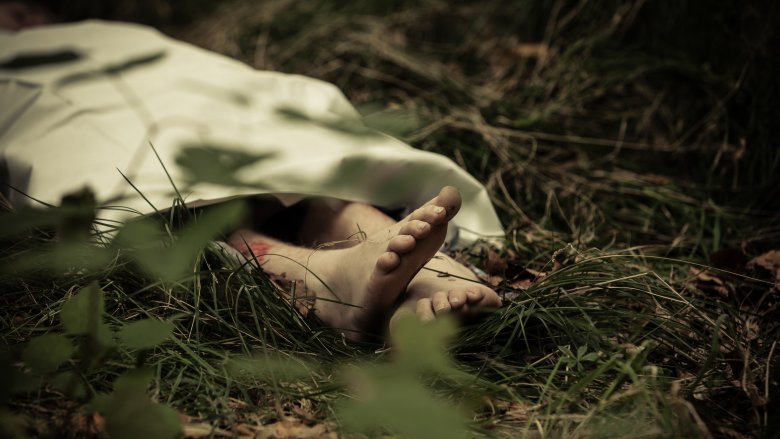 Représentation fictive d’une scène de meurtre