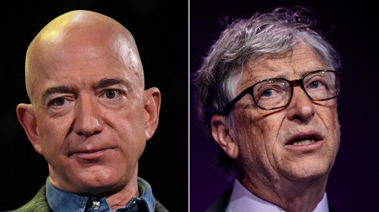 Jeff Bezos et Bill Gates