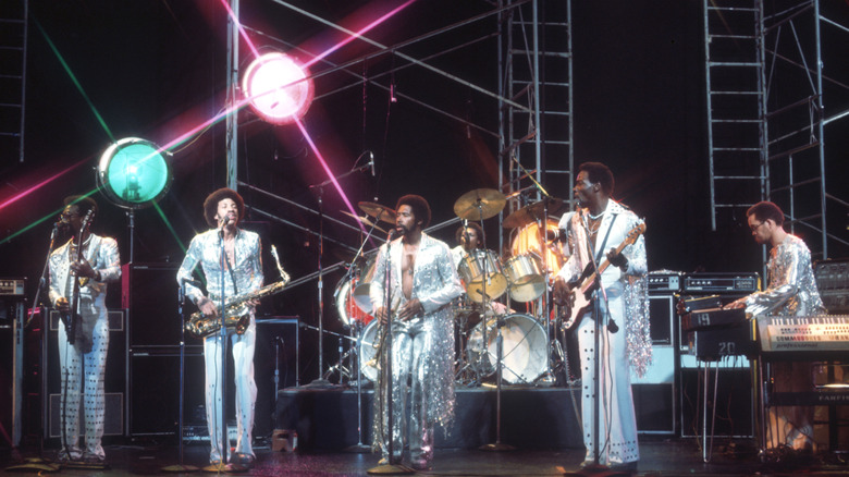 Le groupe The Commodores sur scène