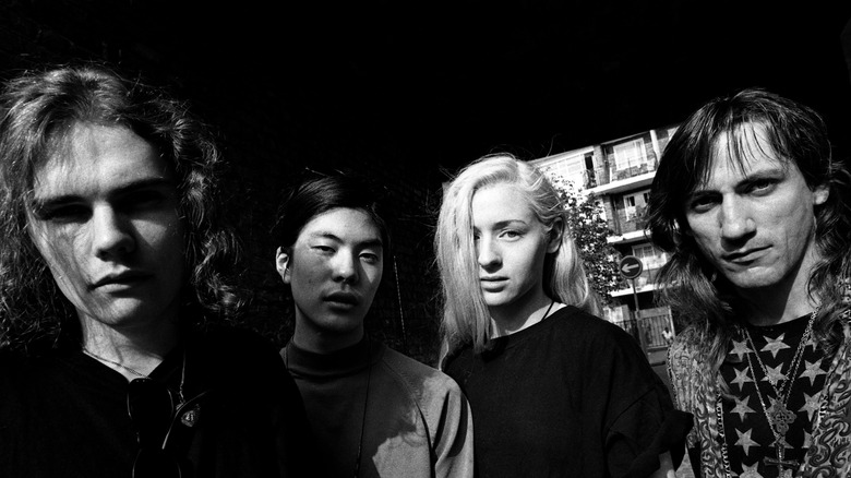Membres des Smashing Pumpkins en 1992