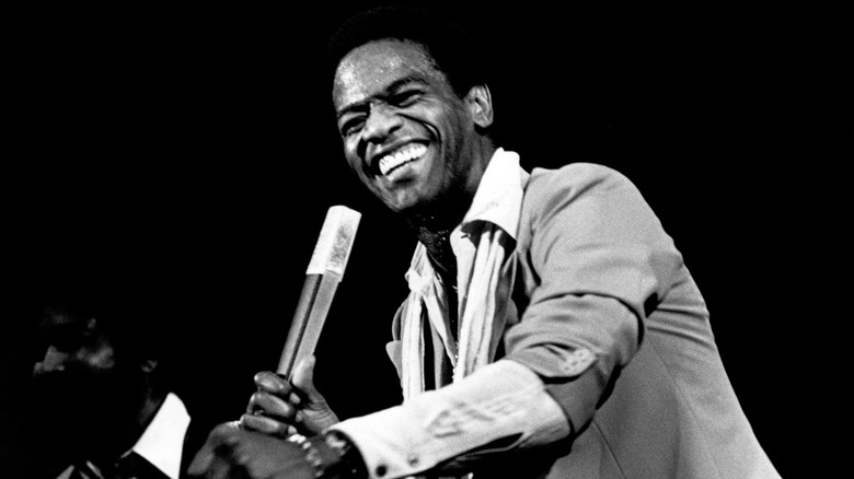 Al Green chantant dans les années 1970