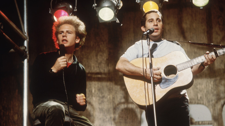 Simon & Garfunkel en concert en 1966