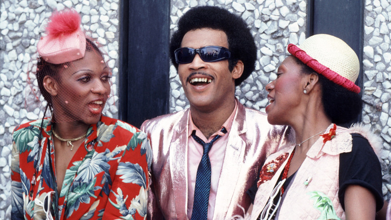 Le groupe Boney M. souriant dans les années 1970