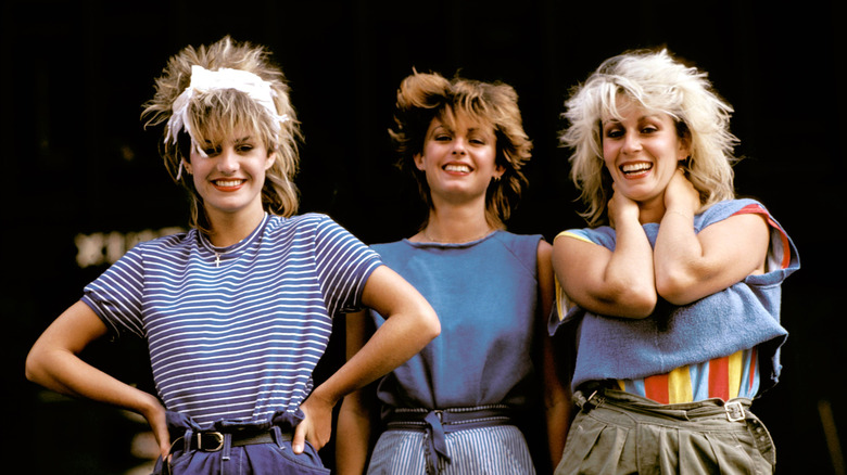 Le groupe Bananarama posant dans les années 1980