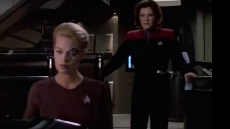 Seven of Nine et Janeway dans Star Trek
