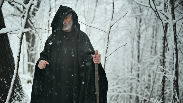 Merlin guide le jeune Arthur