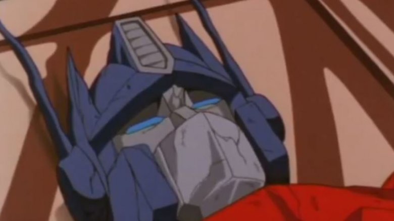 mort d'Optimus Prime dans Transformers
