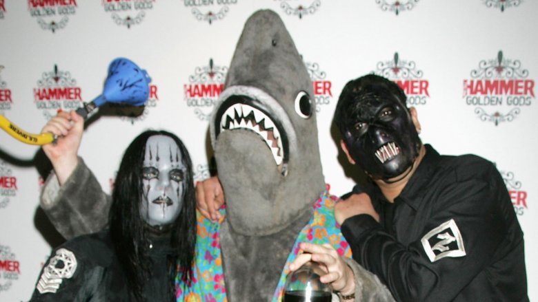 Joey Jordison and Paul Gray