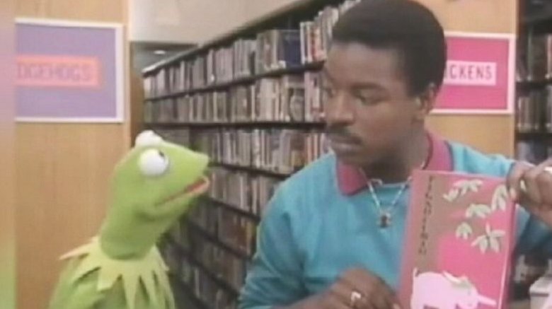 LeVar Burton et Kermit la grenouille