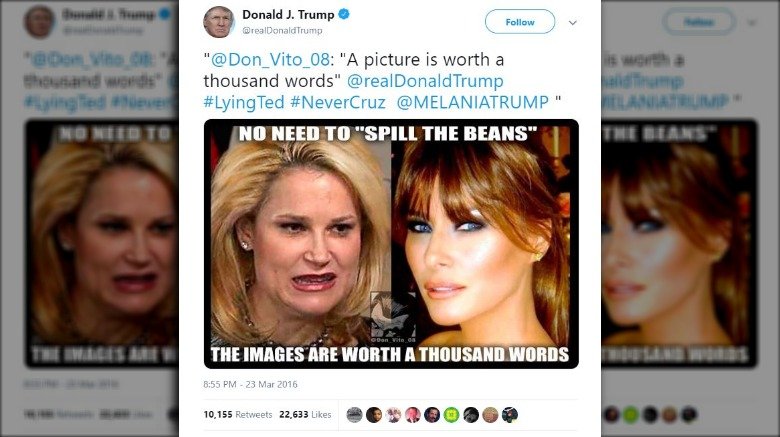 Donald Trump, Melania Trump et Heidi Cruz