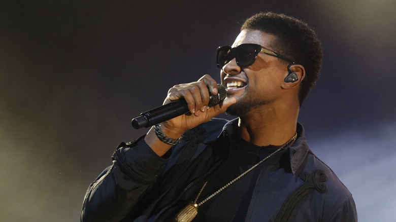 Usher en concert